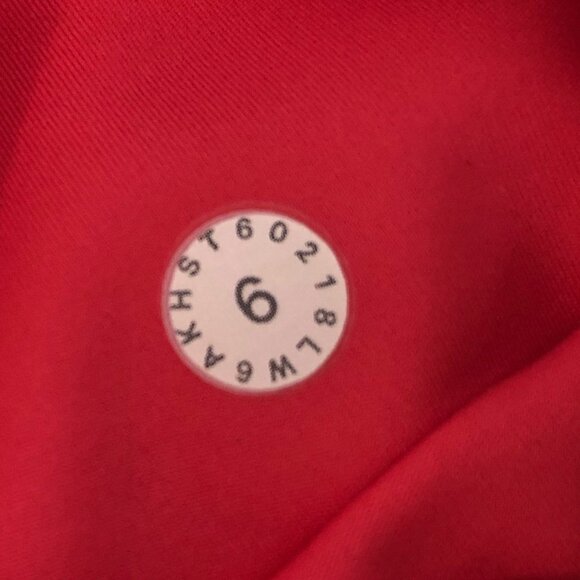 Lululemon Fast and Free Activewear Running High Rise Crop Leggings Pink Sz 6 - Picture 9 of 12